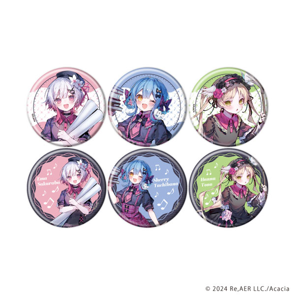 缶バッジ「魔法少女ノ魔女裁判」02/ショップ店員風ver. 描き起こしイラスト 6個入りBOX