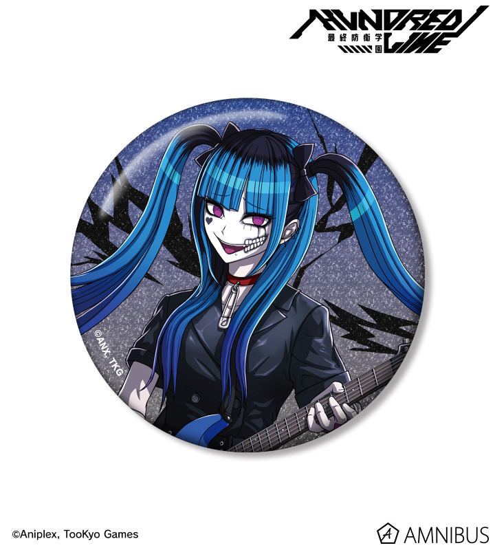 描き下ろし 飴宮怠美 ロックバンドver. 75mmグリッター缶バッジ