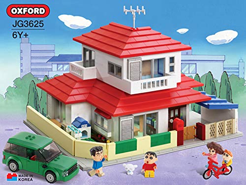 OXFORD クレヨンしんちゃん 野原家 JG-3625 しんちゃんのお家 2000pcs ブロック おもちゃ [並行輸入品]
