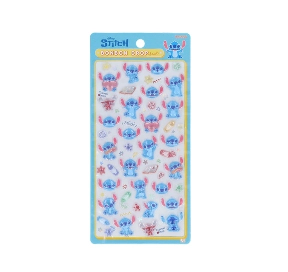 【購入制限対象】ボンボンドロップシール スティッチ  サンスター文具