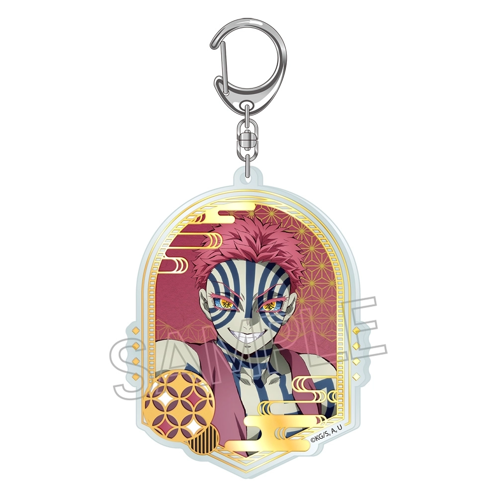【予約2025年12月】鬼滅の刃 箔押しアクリルキーホルダー 猗窩座 ツインクル