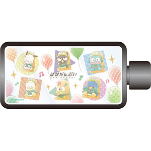 フレームスクエアボトル「はぴだんぶい」04/集合デザイン(グラフアートイラスト)