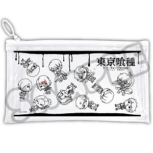 TVアニメ『東京喰種トーキョーグール』フラットクリアポーチ総柄