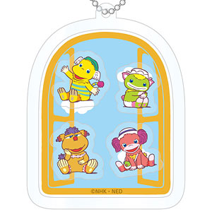 ぐ～チョコランタン シャカシャカアクリルキーホルダー (1)窓