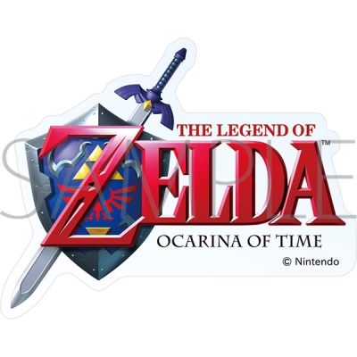 【グッズ-ステッカー】ゼルダの伝説 クリアロゴステッカー／ゼルダの伝説 時のオカリナ
