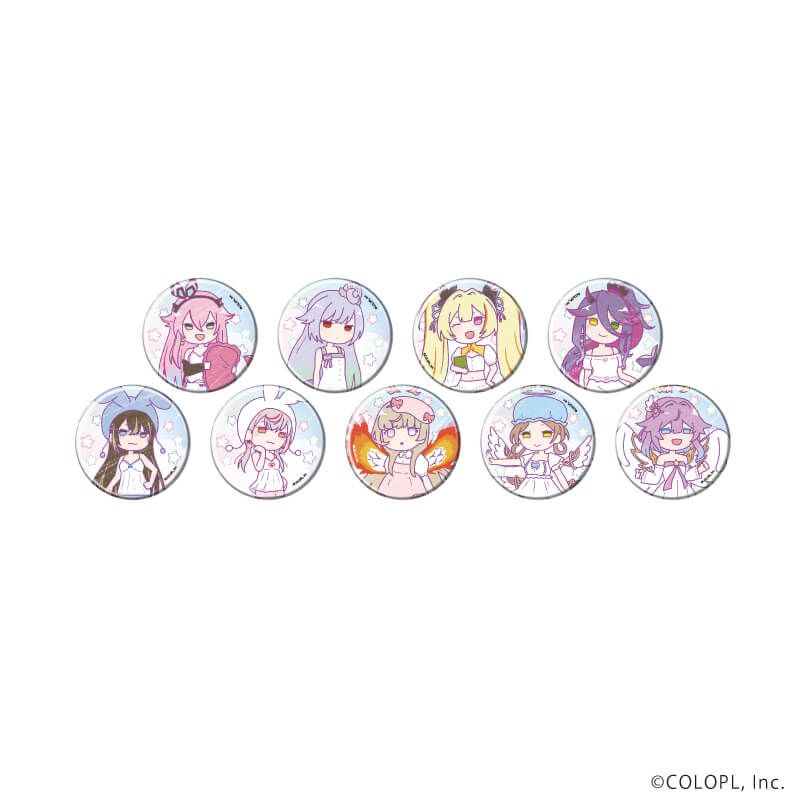缶バッジ「白猫プロジェクト」19/ゆめカワイイver. コンプリートセット(全9種)(グラフアートイラスト)