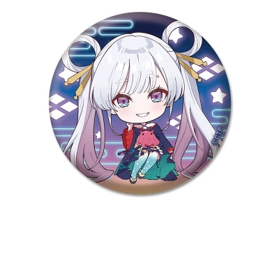 超かぐや姫！ ぺたん娘缶バッジ 月見ヤチヨ