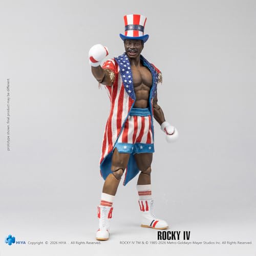 HiPlay HIYATOYS 1/12 ロッキー4 アポロ・クリード ESR0233 可動フィギュア 塗装済み 完成品