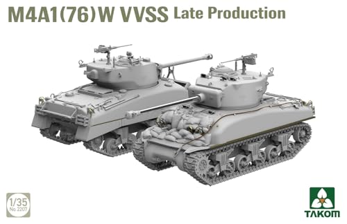 タコム 1/35 M4A1(76)W VVSS 後期型 プラモデル TKO2207 (戦車)