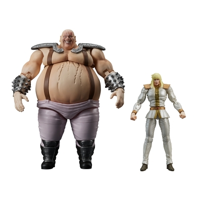 DIGACTION 『北斗の拳』 シン & ハート セット 全高約80mm/110mm ノンスケール PVC製 塗装済み 可動フィギュア