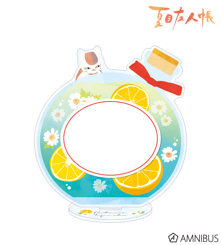 ニャンコ先生 ハーバリウム風アクリルメモスタンド