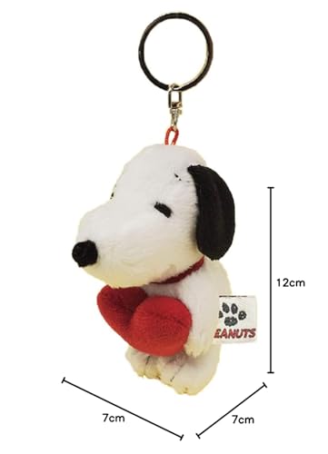 ナカジマコーポレーション プチふわマスコット スヌーピー ブラック ハート 173126-22