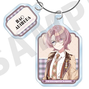 「学園アイドルマスター」 ワイヤーアクリルキーホルダー めがね×ラテコーデver. (有村麻央)