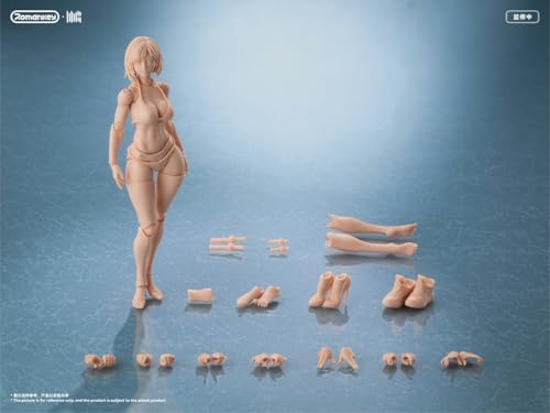 [Tbmodel] Romankey1/12 フィギュア 超可動 少女 ミア 素体 ヘッド フルセット コスプレ アクション 15.8CM UMS004