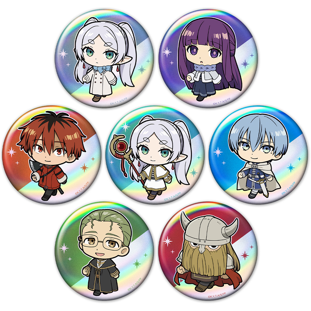 葬送のフリーレン_トレーディングホログラム缶バッジ 全7種 【BOX／7個入り】