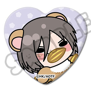 TVアニメ『進撃の巨人』Season1～3 ハート型缶バッジ MB (ミカサ)