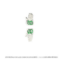 【JAM HOME MADEコラボ】ジョジョの奇妙な冒険スターダストクルセイダースハイエロファントグリーンハンドピアス(両耳用)7月届