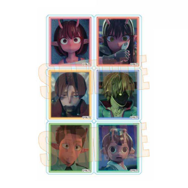 アニメ『銀河特急 ミルキー☆サブウェイ 各駅停車劇場行き』 アクリルデコシール B[ベルハウス]《０８月予約》
