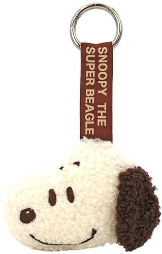 ナカジマコーポレーション フェイスタグマスコット スヌーピー モカ 221155-26