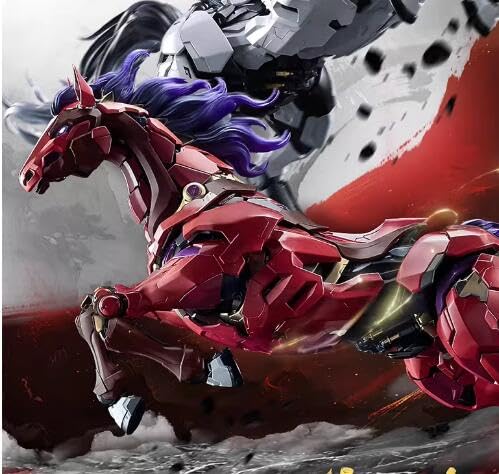 MOSHOWTOYS 徐悲鴻 （じょひこう）「巨匠」十二支シリーズ馬・超可動 プラモデル 初回版 (B)