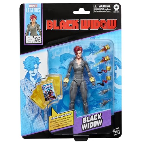 ハズブロ（Hasbro）MARVEL マーベルレジェンド・シリーズ ブラック・ウィドウ 『アンキャニィX-MEN #268』 コレクション用 15 cm アクションフィギュアおもちゃ G0816 正規品