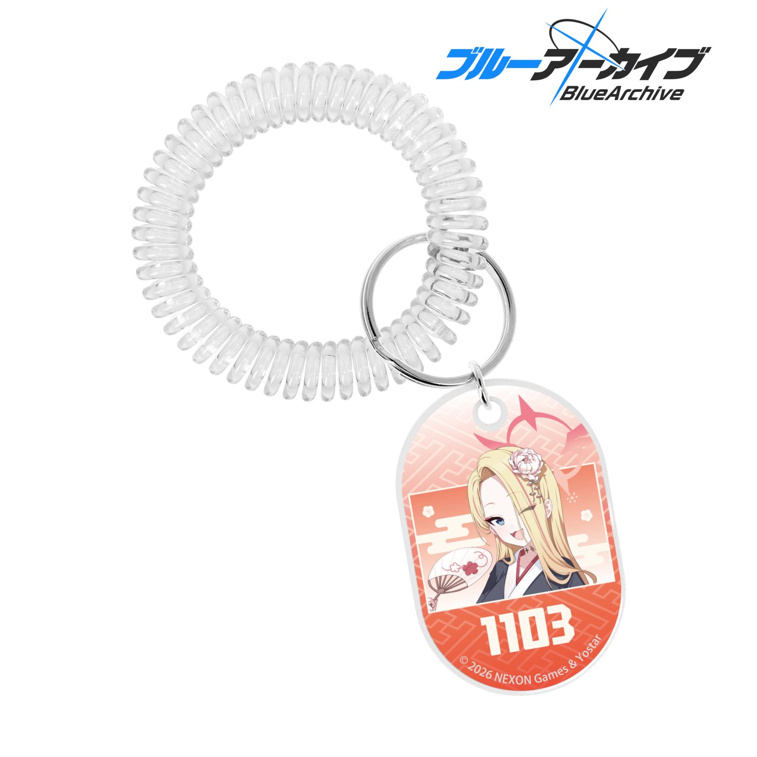 ブルーアーカイブ_フィーナ ロッカーキー風アクリルキーホルダー