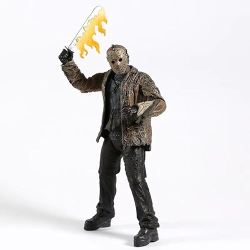 フレディVSジェイソン 18cm フィギュア 模型 人形 Freddy vs. Jason Jason Voorhees PVC製 塗装済み 関節可動 組み立て 完成品 映画グッズ コレクション用 かっこいい おしゃれ 彼氏 友達 誕生日プレゼント ギフト インテリア 記念品 装飾品 卓上装飾 玄関 置物