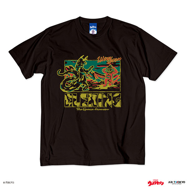 「ウルトラマンシリーズ」 第2弾 アメコミイラストTシャツ 3(ウルトラセブン＆エレキング)ブラックM