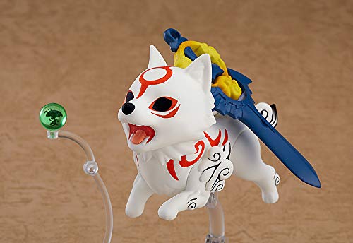 マックスファクトリー 大神 ねんどろいど アマテラス DX Ver. プラスチック製 塗装済み可動フィギュア ノンスケール 専用台座付属 全高約100mm 再販