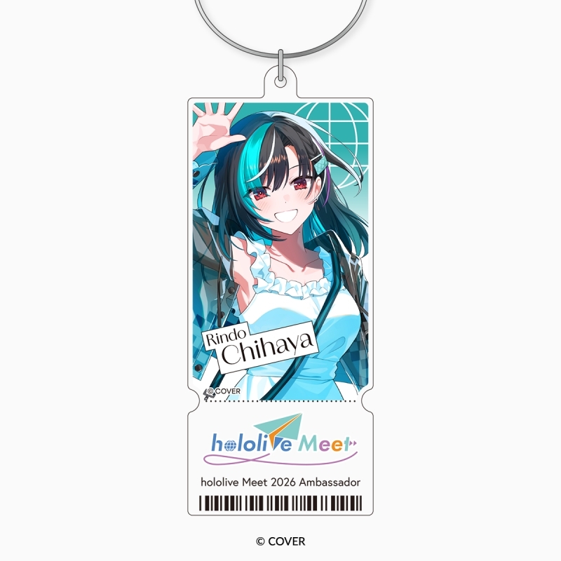 hololive Meet 2026 アクリルチケットキーホルダー 輪堂千速