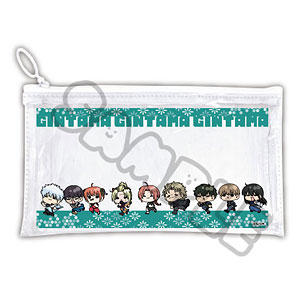 『新劇場版 銀魂 -吉原大炎上-』 フラットクリアポーチ(mochochoシリーズ) A(集合)