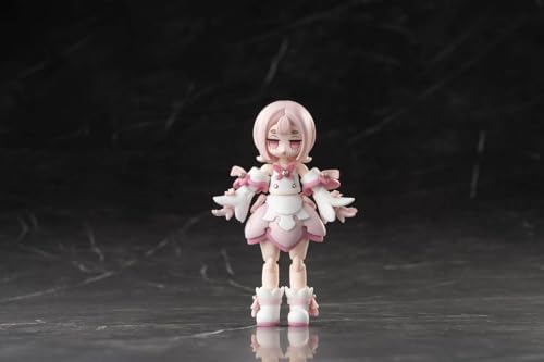 LEBOO PR Production 異世界旅行手帳 02B 新手法師 マルス・ストーク 桜色魔法 Ver. 既に分色済み 可動 プラスチックモデル 組み立てキット