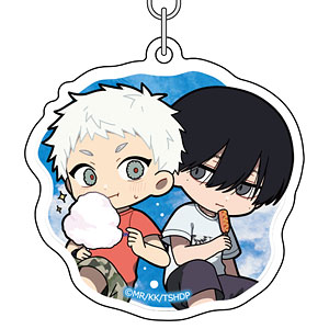 [光が死んだ夏]ミニキャラアクリルキーホルダー(よしき＆ヒカル/夏B)