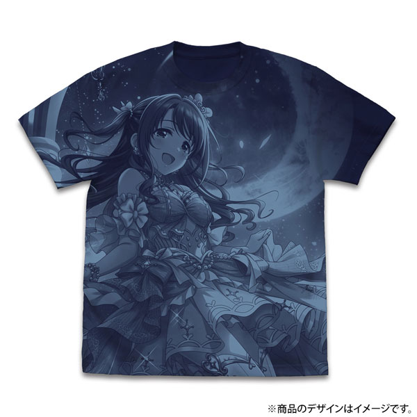 アイドルマスター シンデレラガールズ [普通の私に特別な魔法を 島村卯月+] オールプリントTシャツ/NAVY-M