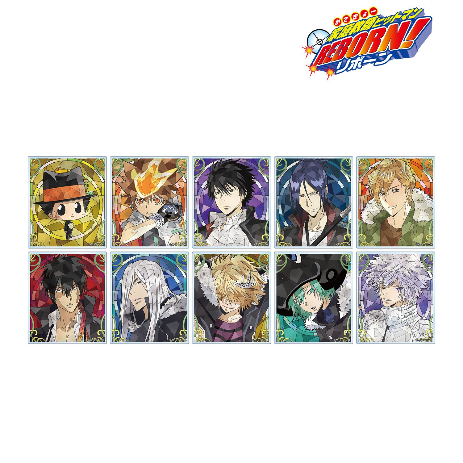 家庭教師ヒットマンREBORN!_トレーディング Aure Glass アクリルカード(単位/コンプリートBOX/10パック入り)