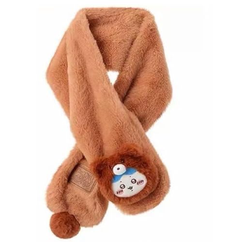 [WYCOS] 秋冬 防寒 ちいかわ ロングマフラー モコモコ 暖かいス スカーフ枚 トール スカーフ アクセサリー イベント 誕生日 プレゼント 贈り物 人気 萌えグッズ (A) [並行輸入品]