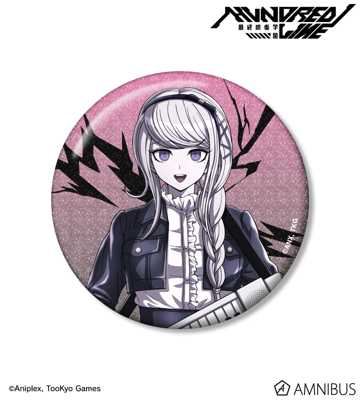 描き下ろし 霧藤希 ロックバンドver. 75mmグリッター缶バッジ