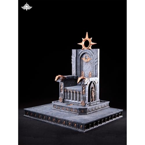 HiPlay 猩嵐工房 鋼鉄鋳造シリーズ 聖殿プリマーク玉座 聖殿主壁 GT005B フィギュア用 地台 スタンド ディスプレイ ベース 塗装済み 完成品