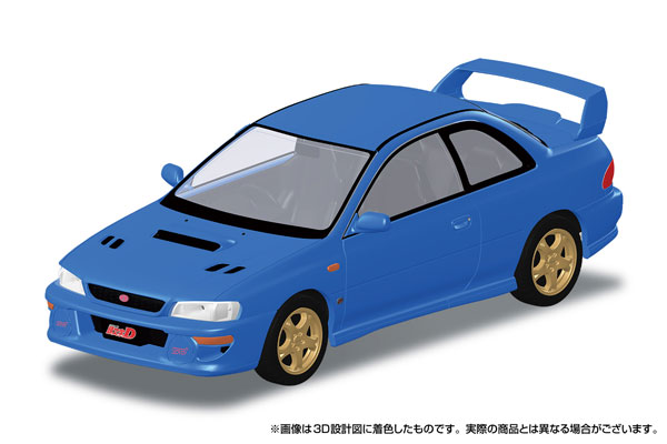 楽プラ スナップキット No.CM-6 頭文字D 文太のインプレッサ プラモデル