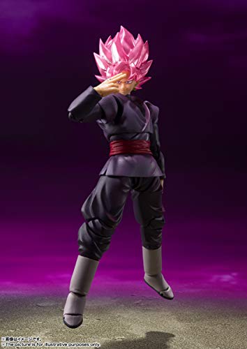 S.H.フィギュアーツ ドラゴンボールシリーズ ゴクウブラック-スーパーサイヤ人ロゼ-(再販版) 約140mm PVC&ABS製 塗装済み可動フィギュア