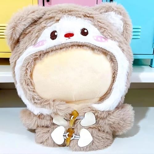 Ruokey ぬいぐるみ服 服のみ 15cm-20cm ぬいぐるみ 人形の服 ドール服 ぬいぐるみ着せ替え かわいい コスチューム ドレスアップ DIY アクセサリー 人形スーツ ジャンプスーツ 写真小道 ドール世代別服 着せ替え DIY 15cm-20cm chiikawa 用 ちいかわ 用 (青い猫)