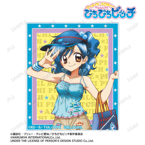 アニメ「ぴちぴちピッチ」 ANGEL BLUEコラボ 描き下ろし 宝生波音 アクリルカード ver.A