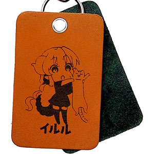 「小林さんちのメイドラゴン さみしがりやの竜」レザースクエアチャーム イルル