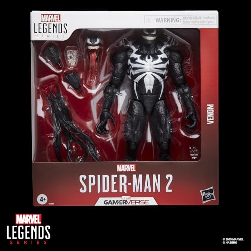 ハズブロ(Hasbro)MARVEL マーベル レジェンド シリーズ ゲーマーバース ヴェノム、ビデオゲーム『スパイダーマン 2』 を再現したコレクション用 26.5cmサイズ アクションフィギュア G0597 正規品