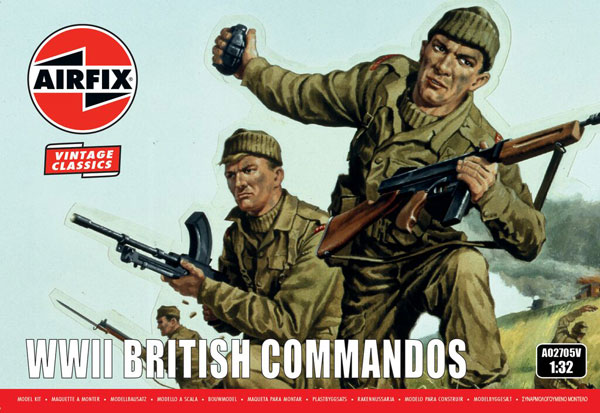 1/32 英国コマンドー部隊 プラモデル