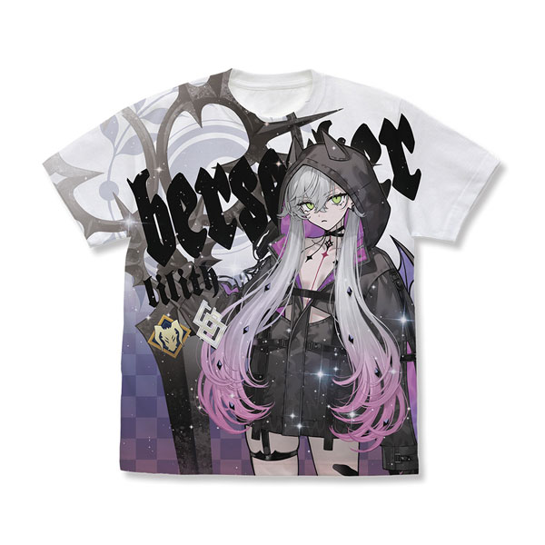 Fate/Grand Order バーサーカー/リリス フルグラフィックTシャツ/WHITE-L
