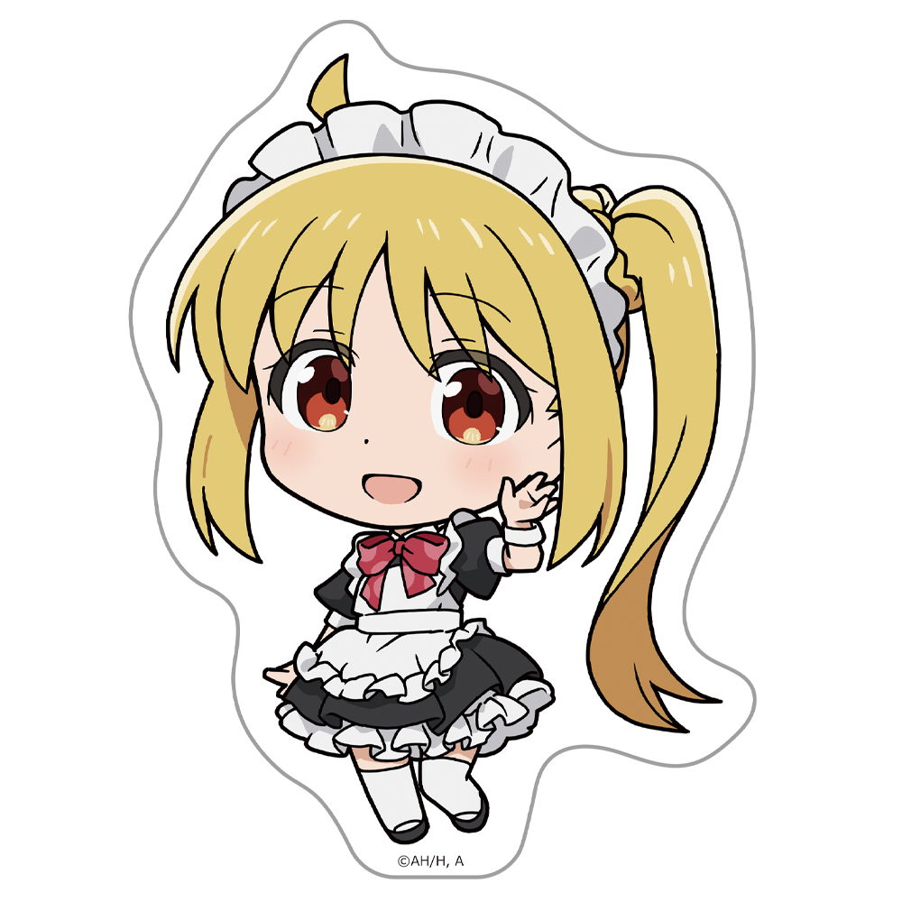 ぼっち・ざ・ろっく!_ダイカットステッカー 伊地知虹夏 メイド服ver.