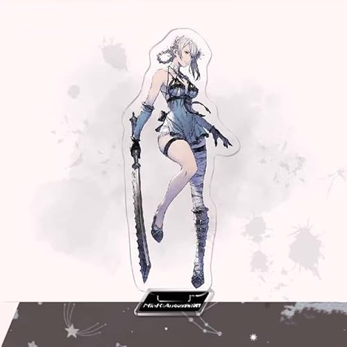 NieR ニーアオートマタ 2B アクリルスタンド 周辺 ヨルハ二号B型 全シリーズ アクリルフィギュア 全身 台座あり 萌えグッズ アニメ 周辺 コスプレ 道具 2を買うと1を贈る! 誕生日 プレゼント 非公式 (カラー（16）,16CM) [並行輸入品]