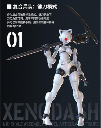 LEBOO 酋長大陸 1/18 迅捷異人プラモデル可動 組立 モデル ハイエンドホワイト