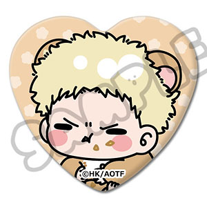 TVアニメ『進撃の巨人』Season1～3 ハート型缶バッジ ME (ライナー)